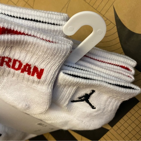 Jordan basketball cushioned Quarter socks 6 pairs - Picture 8 of 12